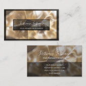 額縁抽象芸術金ゴールド銀合金構造 名刺 (正面/裏面)