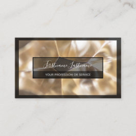 額縁抽象芸術金ゴールド銀合金構造 名刺