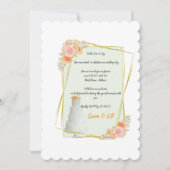 額縁結婚式招待状 招待状 (正面)