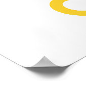 顎を上げるバターカップ |おもしろい やる気を起こさせる ポスター (角)