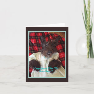 顎を上げる カード