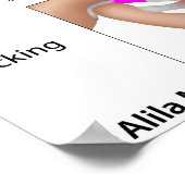 顎関節機能障害、TMJまたはTMD ポスター (角)