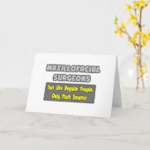 顎顔面外科医。.. カード (黄色い花)