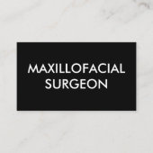 顎顔面外科医 名刺 (正面)