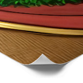 顎鬚を持つorc矮性ハイブリッドのポートレート | AI Art ポスター (角)