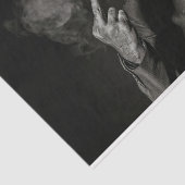 顎鬚を発汗させる人 薄葉紙 (詳細)