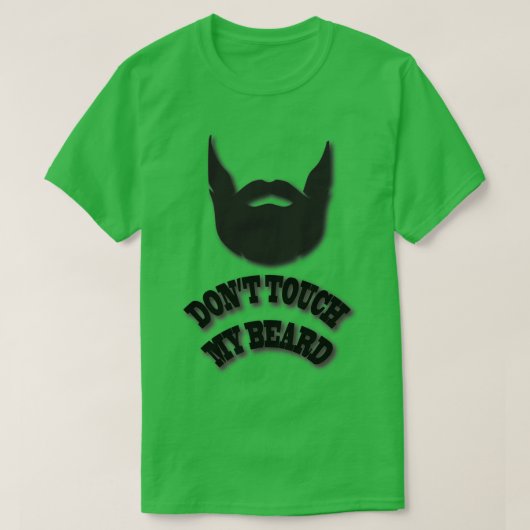 顎鬚をtouchしない tシャツ (デザイン正面)