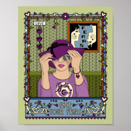 顔あなたの恐怖_A_8x10ポスター ポスター