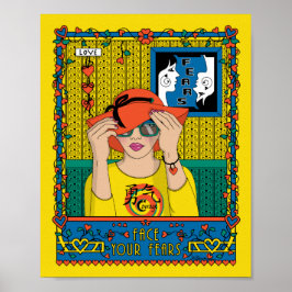 顔あなたの恐怖_B_8x10ポスター ポスター