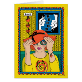 顔あなたのFeeds_B_グリーティングカード