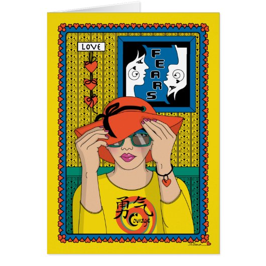 顔あなたのFeeds_B_グリーティングカード (正面)