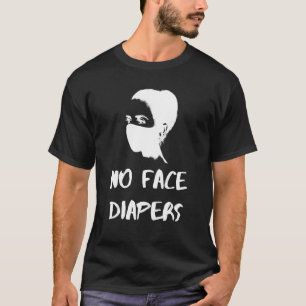 顔おむつなし – マスク・ウーマン、バイオウェポン・ウイルス・ヒール Tシャツ