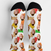 顔おもしろいお前は俺のグミベア靴下だ ソックス (上部)