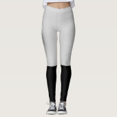 顔おもしろいが笑顔でおもしろい笑い レギンス (正面)