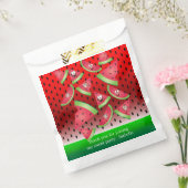 顔おもしろいスイカデザイン フェイバーバッグ (封をした状態)