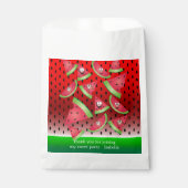 顔おもしろいスイカデザイン フェイバーバッグ (正面)