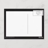 顔おもしろいモナリザ笑い ポストカード (裏面)