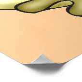 顔おもしろい海獣 ポスター (角)