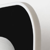 顔おもしろい白黒ピックボールパドル ピックルボールラケット (左詳細)