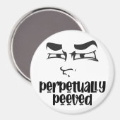 顔おもしろい貫通磁石 マグネット (正面/裏面)