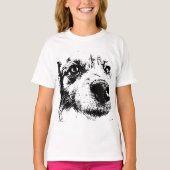 顔おもしろい Tシャツ (正面)