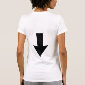 顔およびお尻 Tシャツ (裏面)