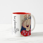 顔お洒落マグ ツートーンマグカップ (正面右)