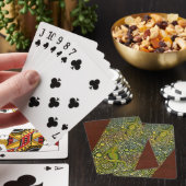 顔から顔遊トカゲのカード トランプ (インサイチュ)
