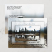 顔から顔 ポストカード (正面/裏面)