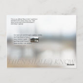 顔から顔 ポストカード (裏面)