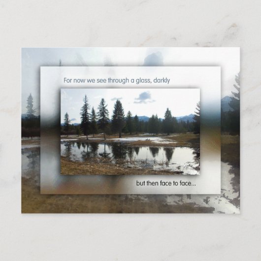 顔から顔 ポストカード (正面)