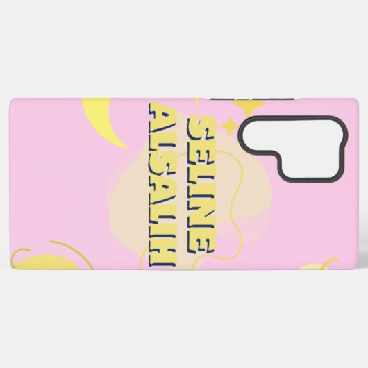 顔が痛い！ SAMSUNG GALAXYケース (裏面横)