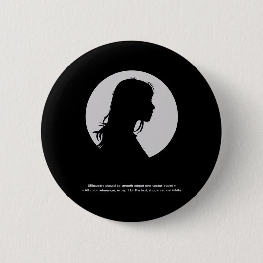 顔が空手かわいらしテコンドーを騙すな 缶バッジ (正面)