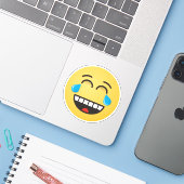 顔と喜び シール (ノートパソコンとiPhone)