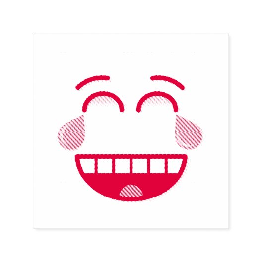 顔と喜び セルフインキングスタンプ (デザイン)