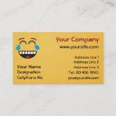 顔と喜び 名刺 (正面)