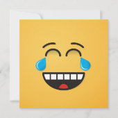 顔と喜び 招待状 (正面)