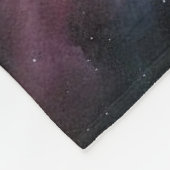 顔と雲の混カラフル合 フリースブランケット (角)