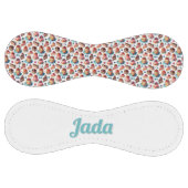 顔にケーキ (パーソナライズ) ソフトボール (パネル)