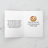 顔にパイの日、おめでとう！ | 11月27日 カード (内部)