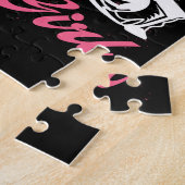 顔にホッケーかわいらしなんて騙されちゃダメ ジグソーパズル (側面)