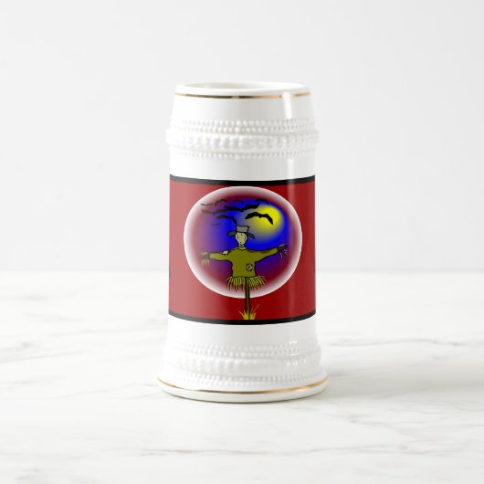 顔のないカカシ –  ビールジョッキ (中央)