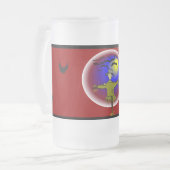 顔のないカカシ – フロストグラスビールジョッキ (正面左)