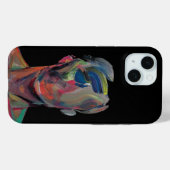 顔のないペインティングの美しいデザインのスマホケース Case-Mate iPhoneケース (裏面 (横))