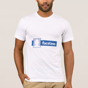 顔のない男 - 匿名プロフィール画像 Tシャツ