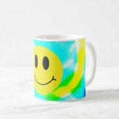 顔のクラシック コーヒーマグカップ (正面右)
