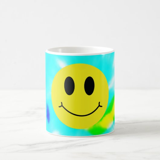 顔のクラシック コーヒーマグカップ (中央)