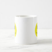 顔のクラシック コーヒーマグカップ (中央)