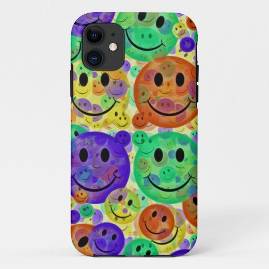 顔のコラージュ Case-Mate iPhoneケース (裏面)