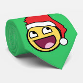 顔のサンタの素晴らしいタイ ネクタイ (ロール)
